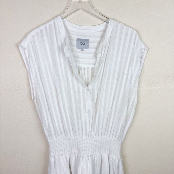 Rails White Short Sleeve Mini Causal Sun Dress XL - Picture 2 of 6